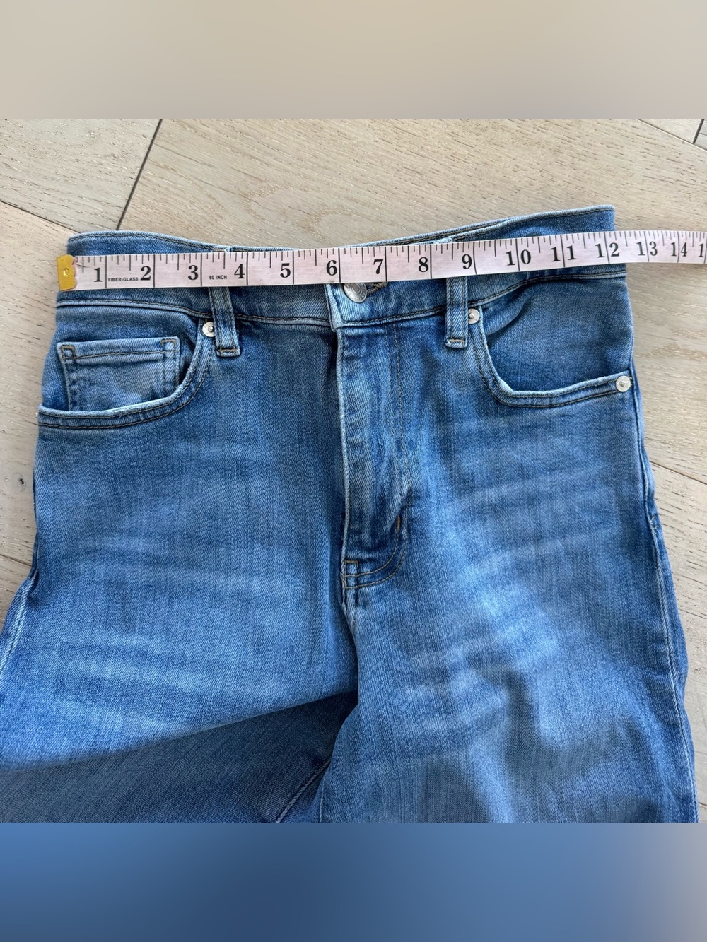 Frame Le Slim Palazzo Jeans medium light wash 25 - Picture 5 of 7